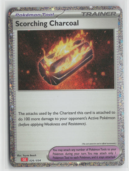 Scorching Charcoal Classic Collection Holo CL 026/034 NM