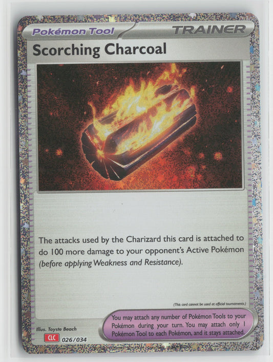 Scorching Charcoal Classic Collection Holo CL 026/034 NM