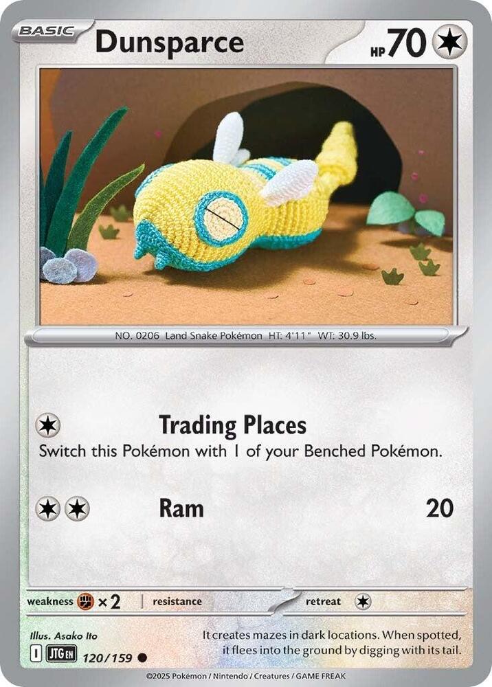 Dunsparce Common Regular JTG 120/159 NM