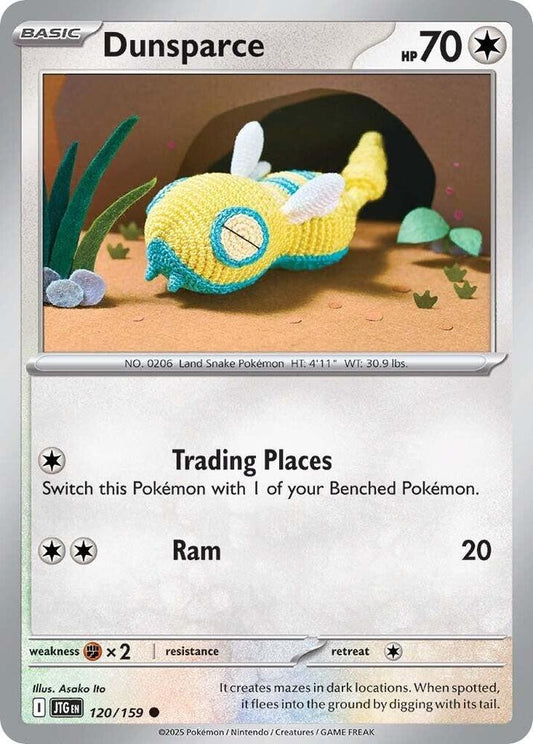 Dunsparce Common Regular JTG 120/159 NM