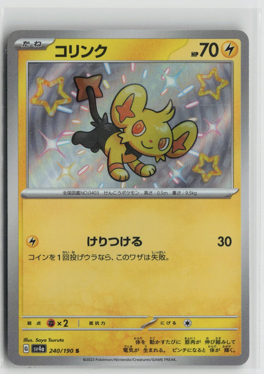 Shinx - Shiny Rare Holo SV4a 240/190 NM