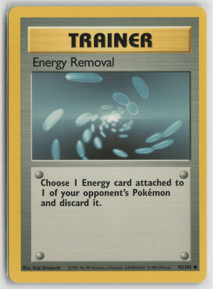 Energy Removal Common BS 092/102 LP