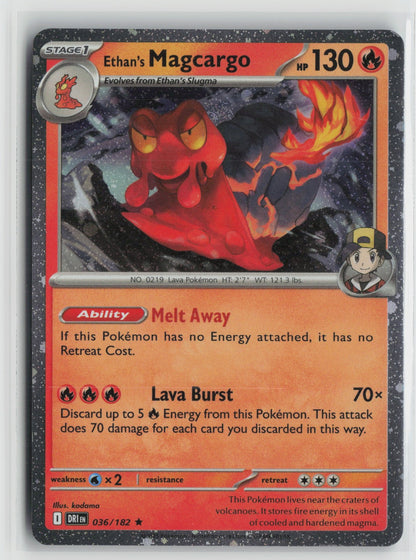 Ethan's Magcargo - (Cosmo Holo) Promo Holo MCAP 036/182 NM