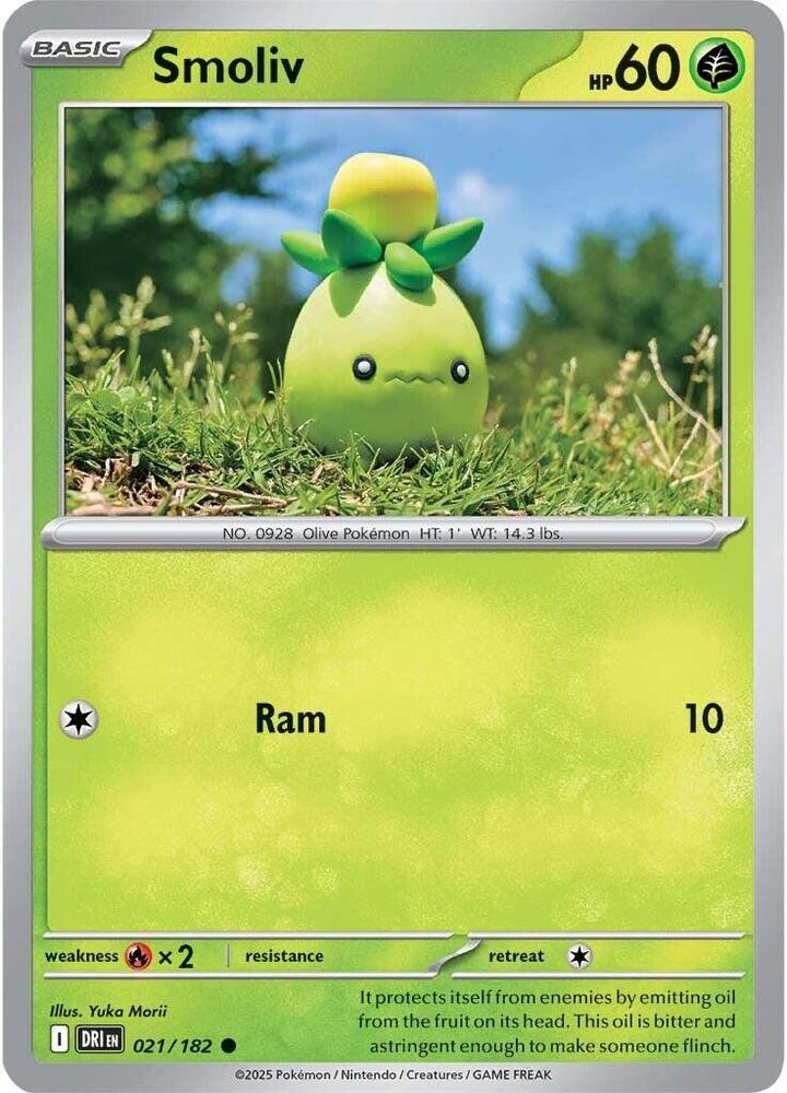 Smoliv Common Reverse Holo DRI 021/182 NM
