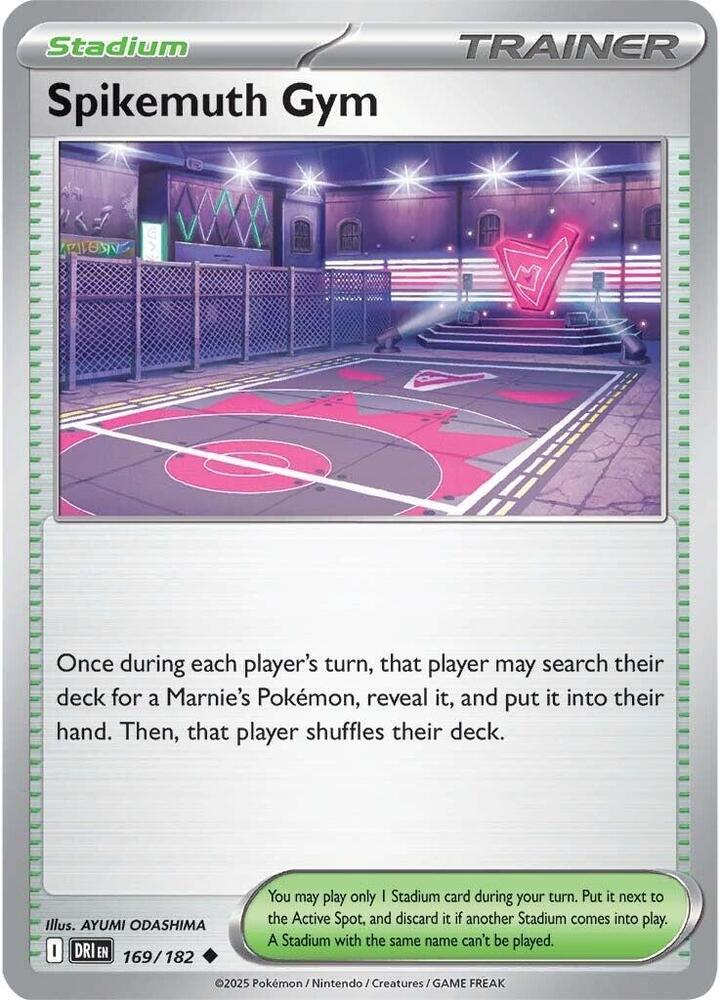 Spikemuth Gym Uncommon Regular DRI 169/182 NM