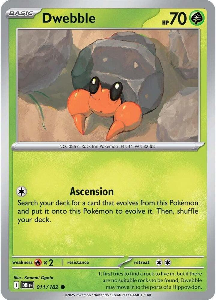 Dwebble Common Regular DRI 011/182 NM