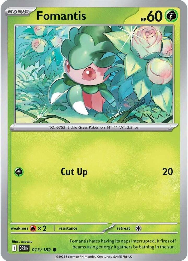 Fomantis Common Regular DRI 013/182 NM