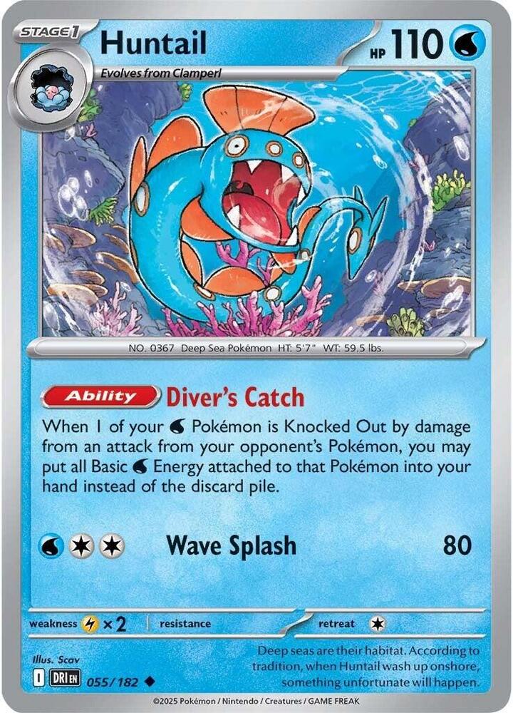 Huntail Uncommon Regular DRI 055/182 NM
