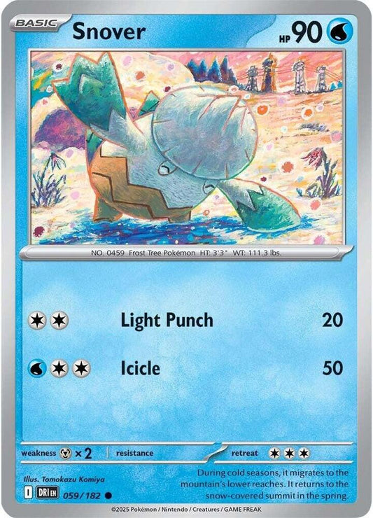 Snover Common Reverse Holo DRI 059/182 NM