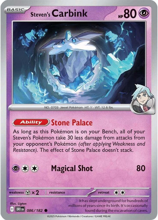 Steven's Carbink Common Reverse Holo DRI 086/182 NM