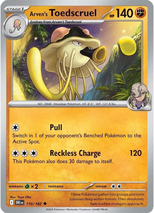 Arven's Toedscruel Uncommon Regular DRI 110/182 NM