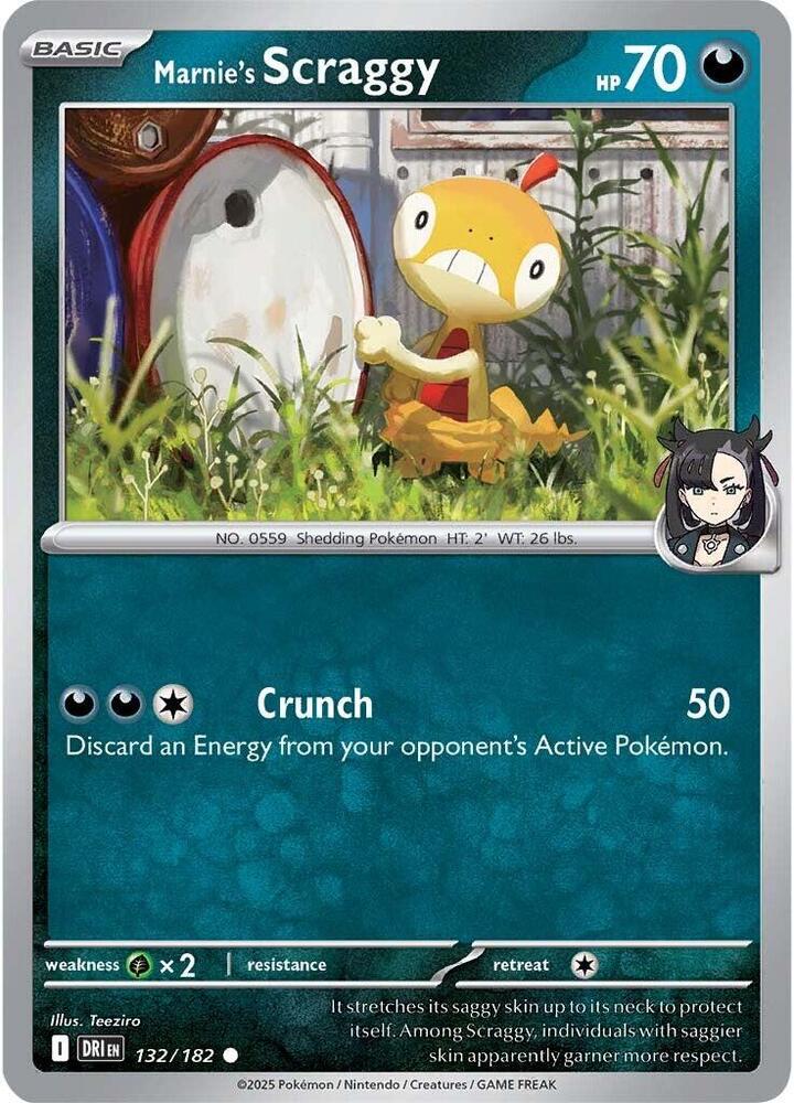 Marnie's Scraggy Common Regular DRI 132/182 NM