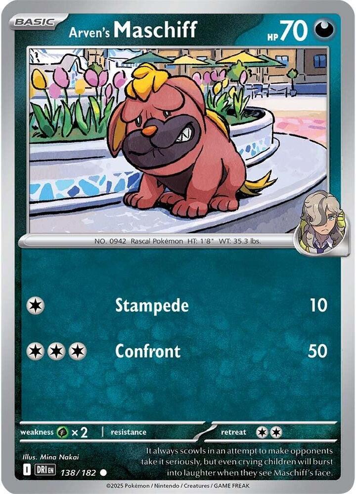 Arven's Maschiff Common Reverse Holo DRI 138/182 NM