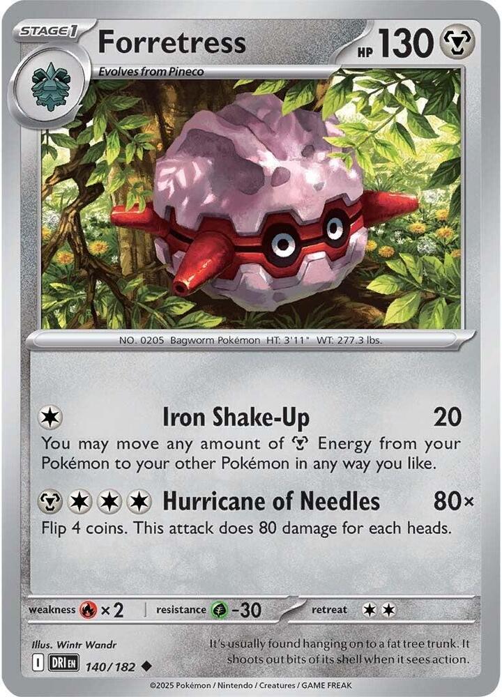 Forretress Uncommon Regular DRI 140/182 NM