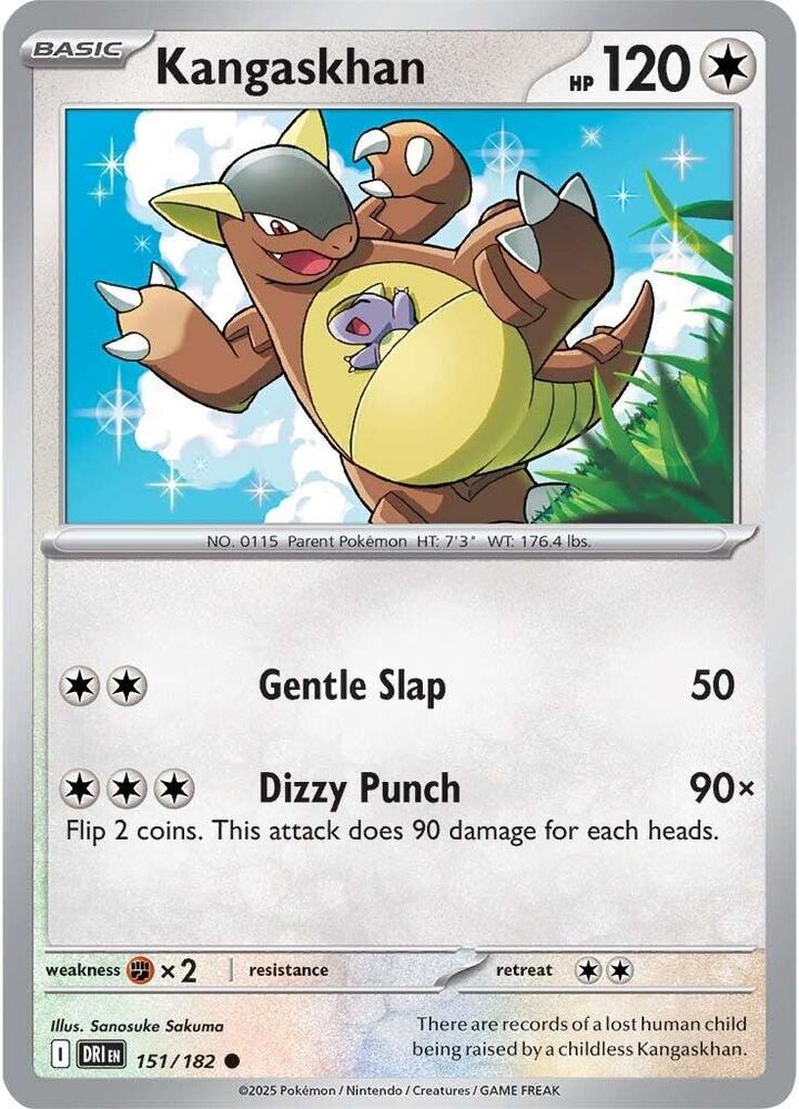 Kangaskhan Common Reverse Holo DRI 151/182 NM