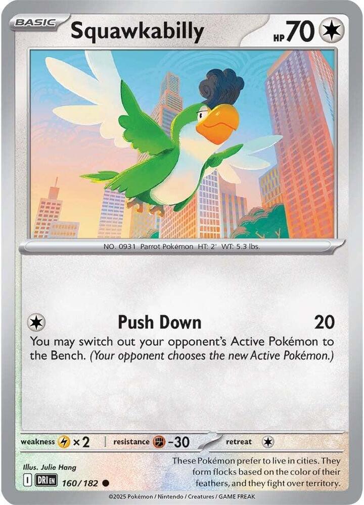 Squawkabilly Common Regular DRI 160/182 NM