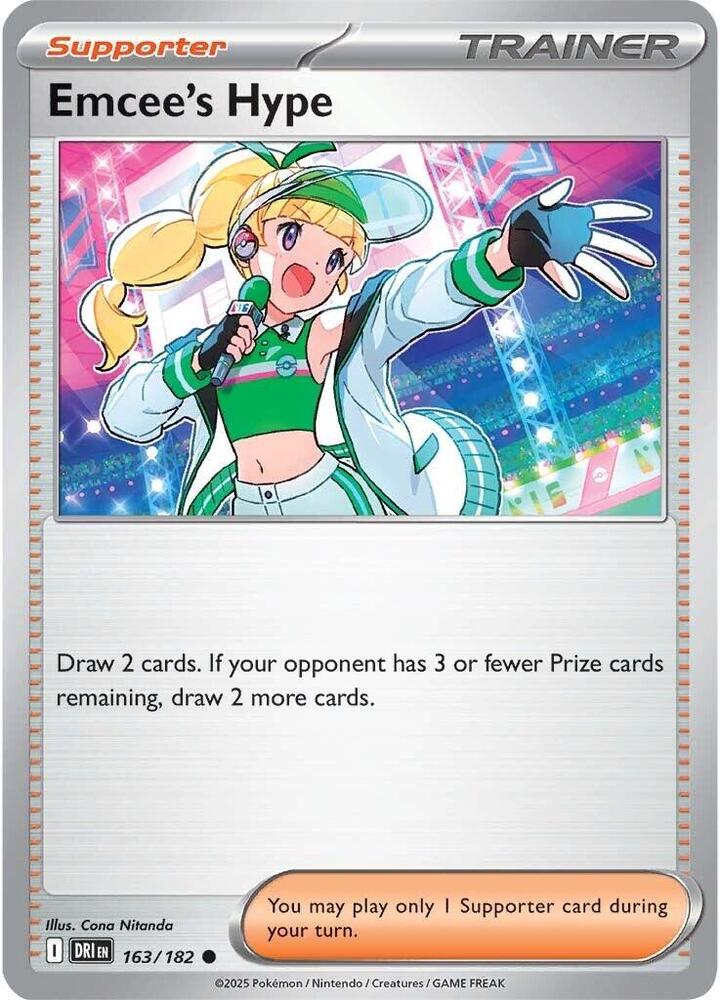 Emcee's Hype Common Reverse Holo DRI 163/182 NM