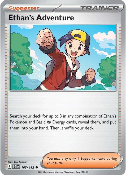 Ethan's Adventure Uncommon Reverse Holo DRI 165/182 NM