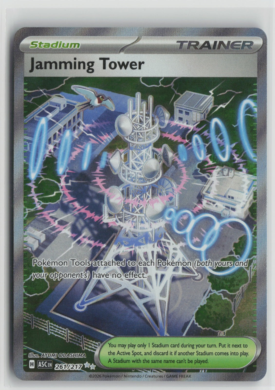 Jamming Tower Ultra Rare Holo ASC 261/217 NM
