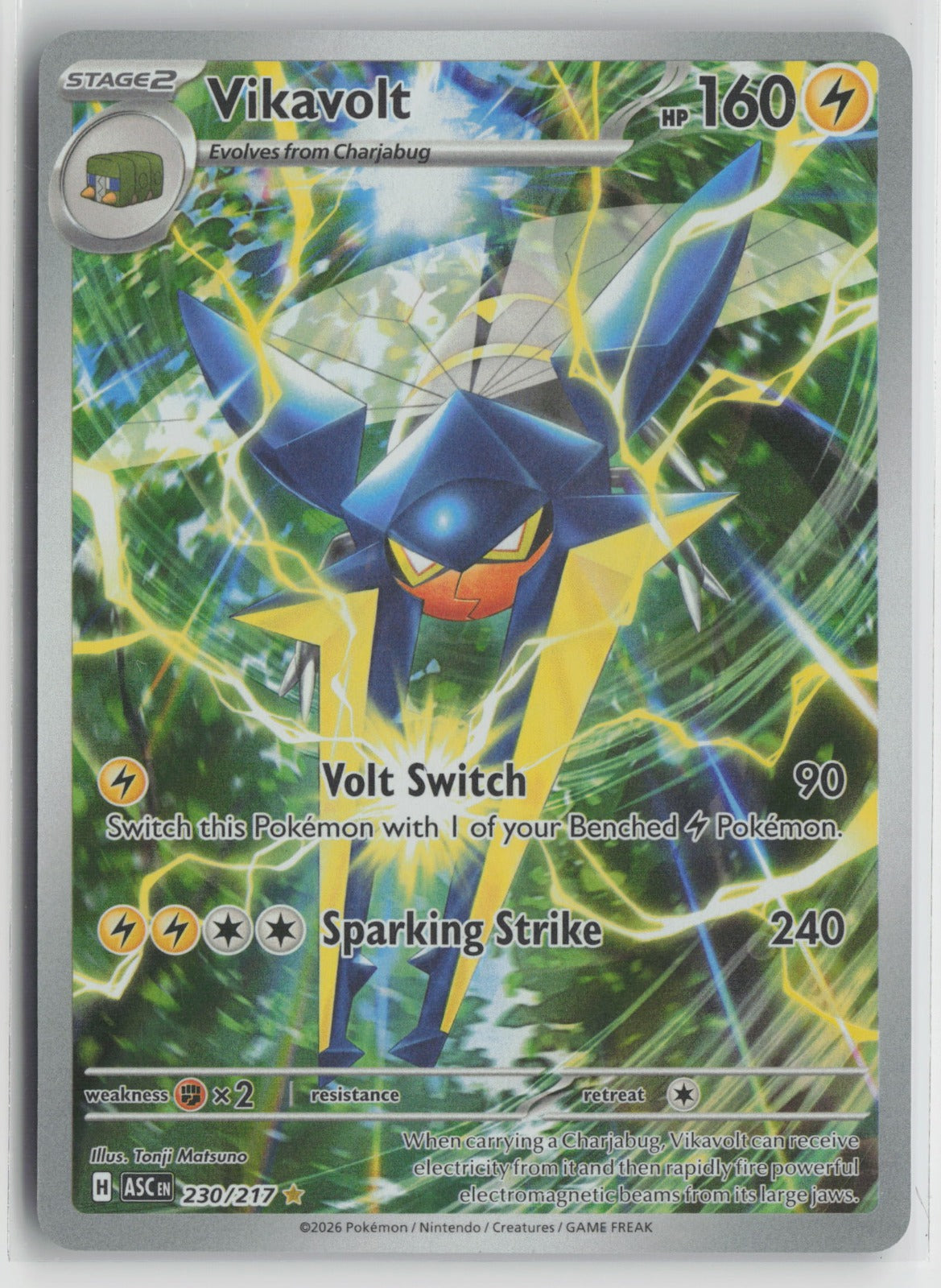 Vikavolt - Illustration Rare Holo ASC 230/217 NM