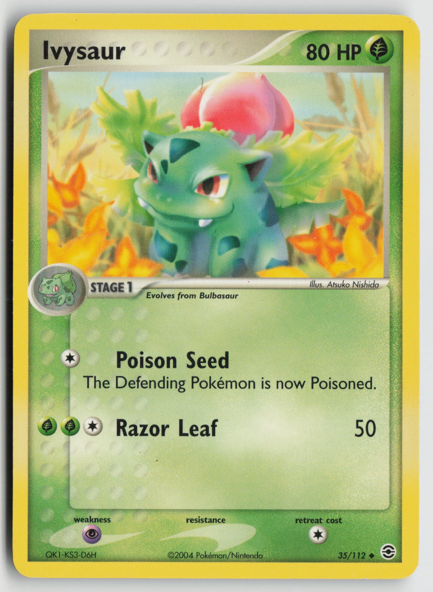 Ivysaur Uncommon FireRed & LeafGreen 35/112 LP