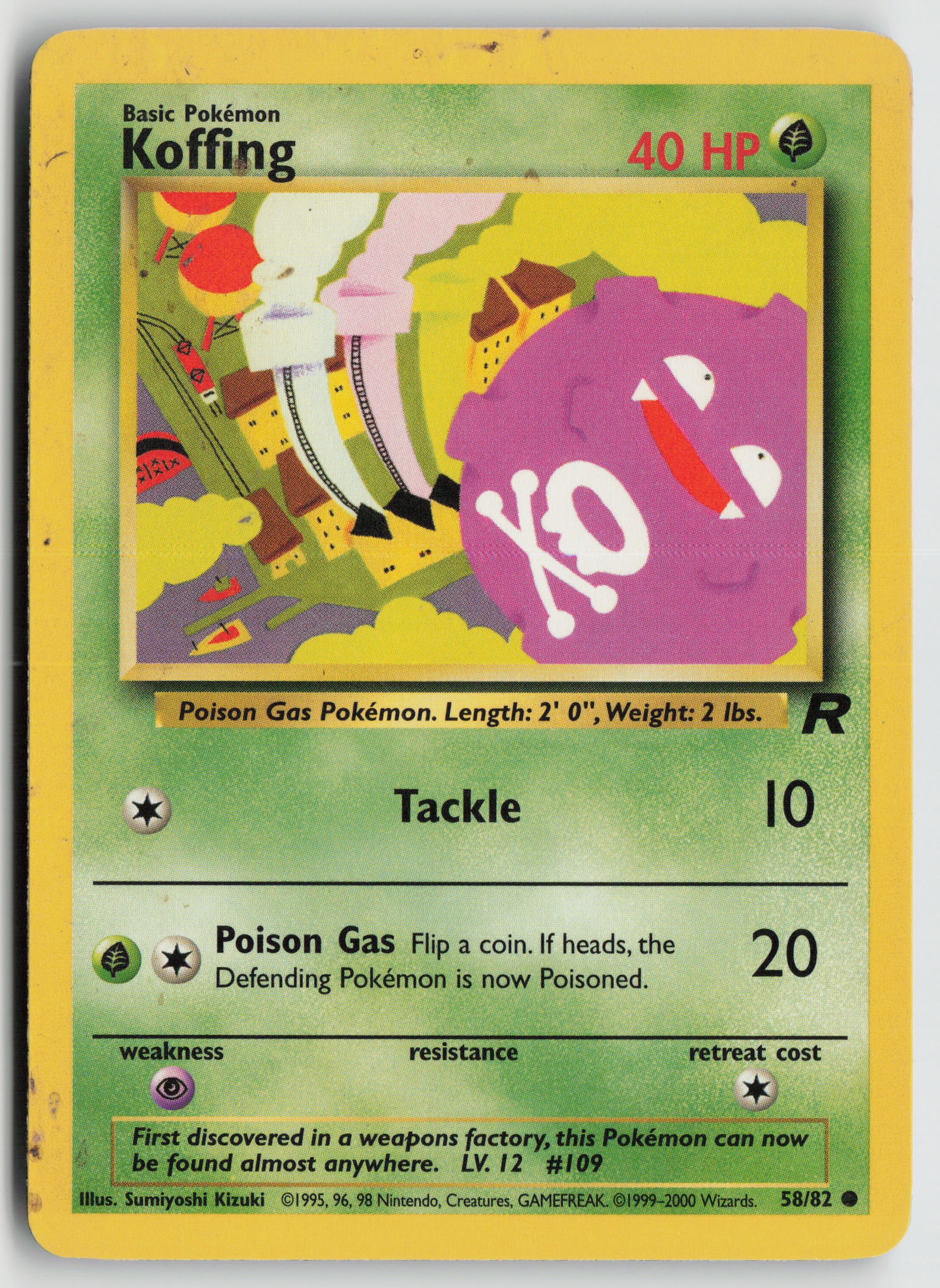 Koffing Common Team Rocket 58/82 HP