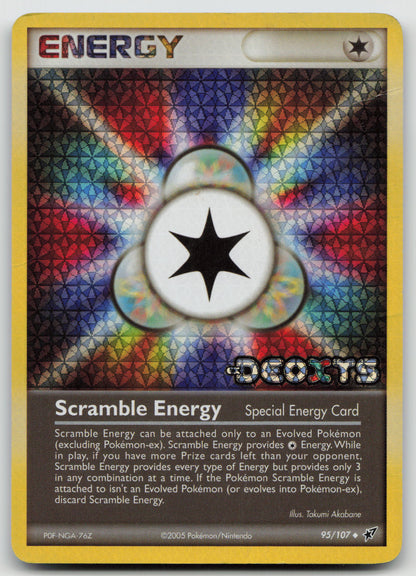 Scramble Energy Uncommon Reverse Holo DX 95/107 DMG