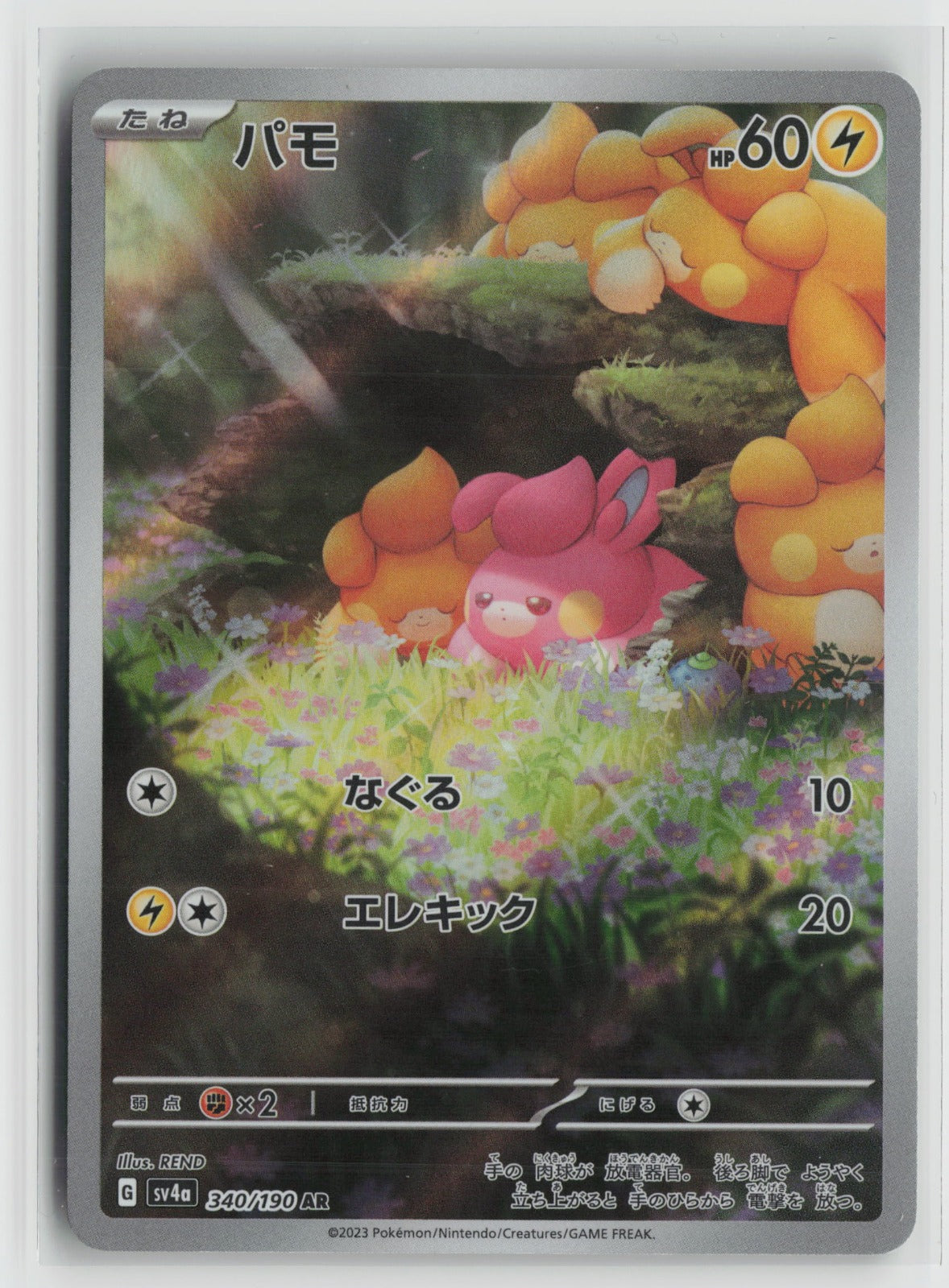 Pawmi - Art Rare Holo SV4a 340/190 NM