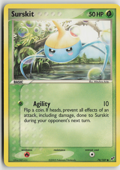 Surskit Common Deoxys 78/107 LP