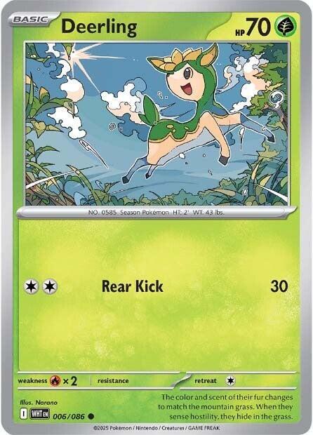 Deerling Common Regular WHT 006/086 NM