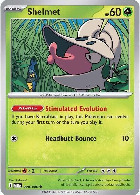 Shelmet Common Regular WHT 008/086 NM