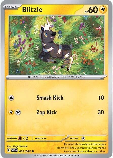 Blitzle Common Regular WHT 031/086 NM