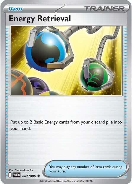 Energy Retrieval Uncommon Regular WHT 082/086 NM