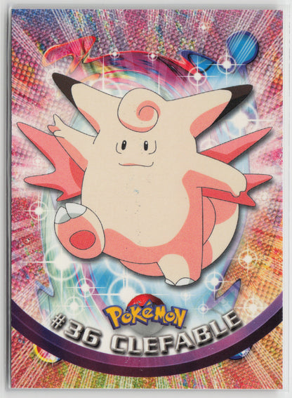 Clefable #36 Topps TV Animation Series 1999 Non-Holo NM
