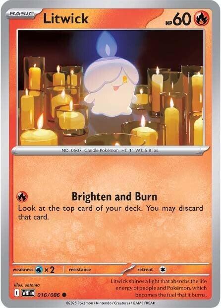 Litwick Common Regular WHT 016/086 NM
