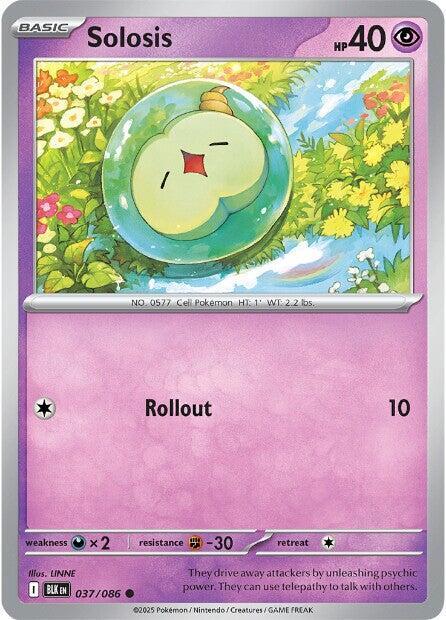 Solosis Common Reverse Holo BLK 037/086 NM
