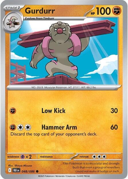 Gurdurr Common Holo BLK 048/086 NM