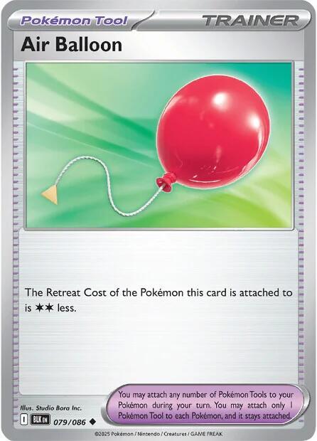 Air Balloon Uncommon Regular BLK 079/086 NM