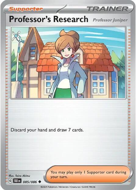 Professor's Research Uncommon Regular BLK 085/086 NM
