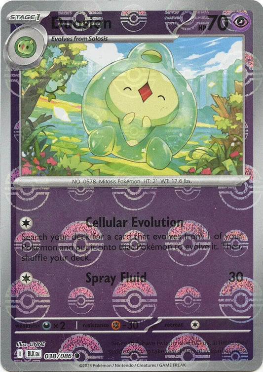 Duosion (Poke Ball Pattern) Common Holo BLK 038/086 NM