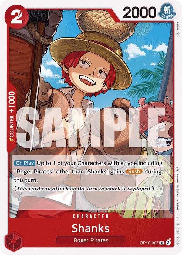 Shanks (007) C OP12 OP12-007 NM