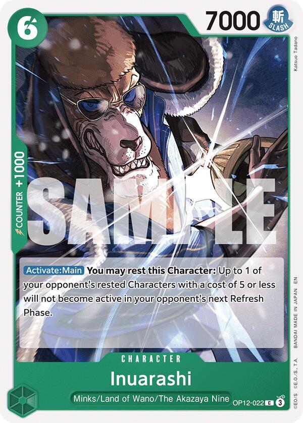Inuarashi C OP12 OP12-022 NM