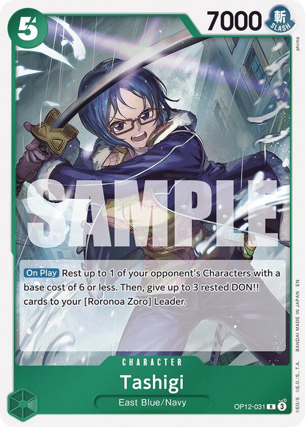 Tashigi R Foil OP12 OP12-031 NM