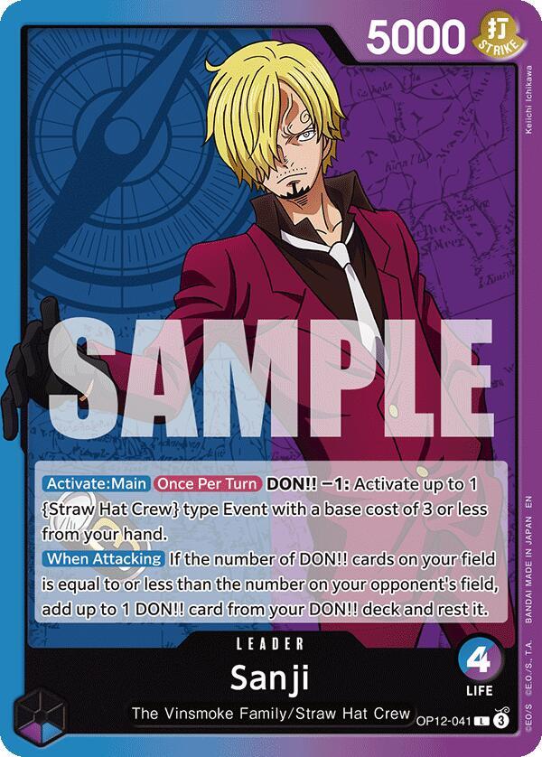 Sanji (041) L OP12 OP12-041 NM