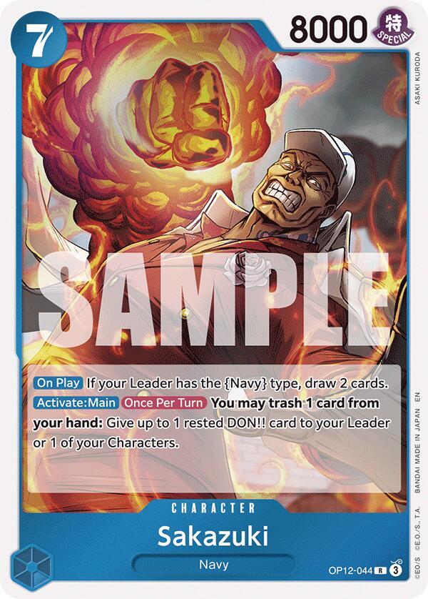 Sakazuki R Foil OP12 OP12-044 NM
