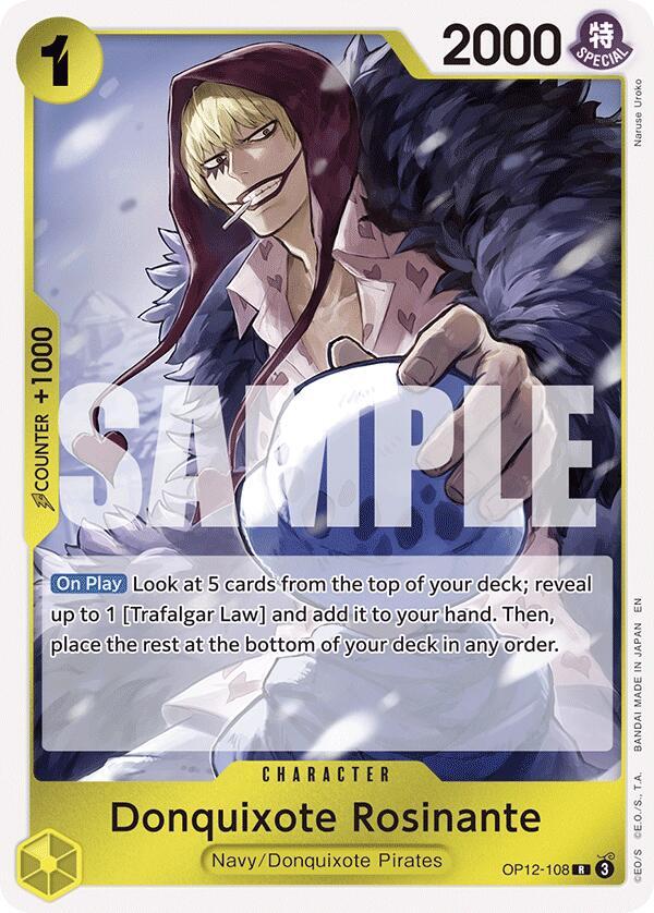 Donquixote Rosinante (108) R Foil OP12 OP12-108 NM