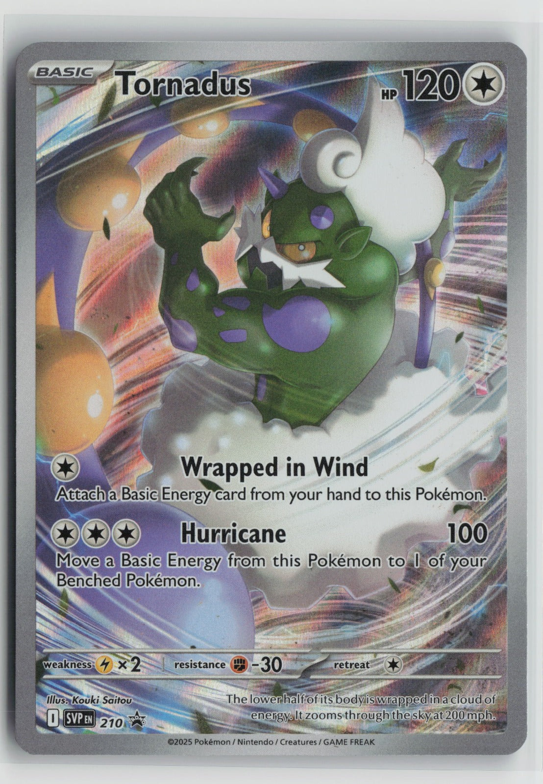 Tornadus - Promo Holo SVP 210 NM