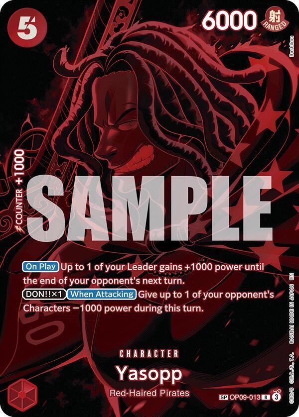 Yasopp (SP) R Foil OP12 OP09-013 NM