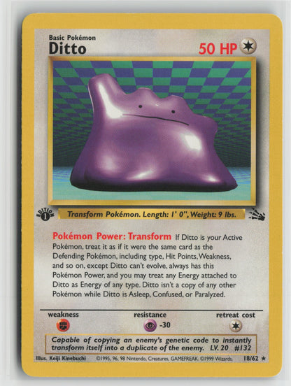 Ditto (18) Rare 1st Edition FO 18/62 LP