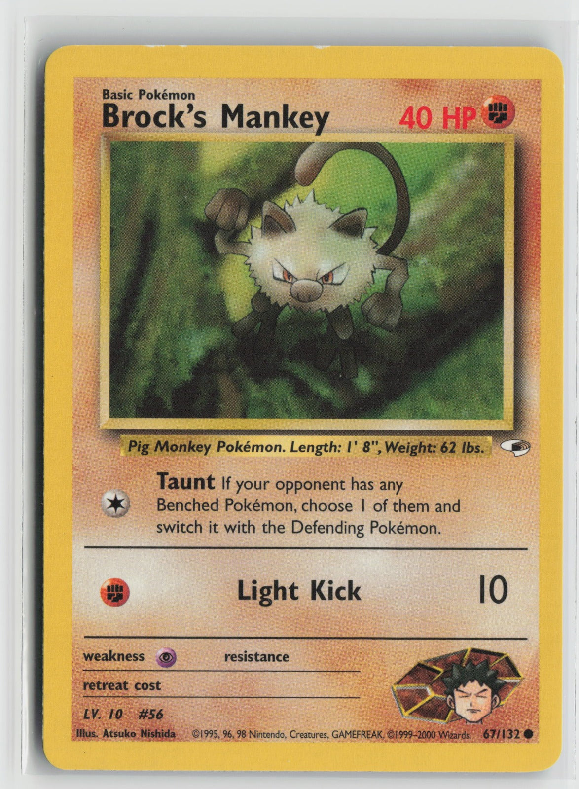 Brock's Mankey (67) Common Unlimited G1 067/132 LP